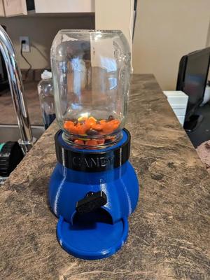 Mason Jar Base for Nutella Glass Candy Dispenser