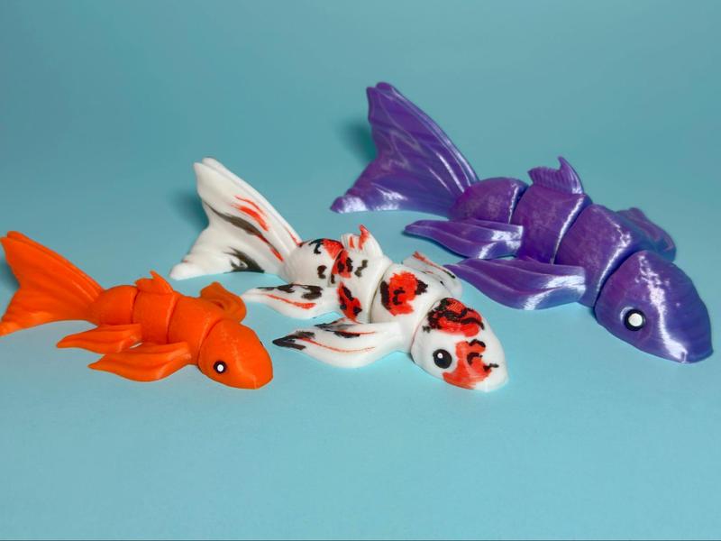 Articulated Koi Fish – Easy Print
