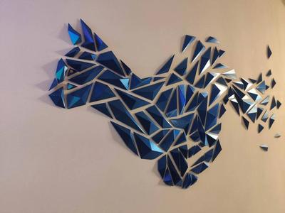 cat – Geometric wall art: