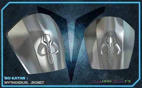 Bo Katan Mandalorian 3d Print Cosplay Shoulder Pauldron