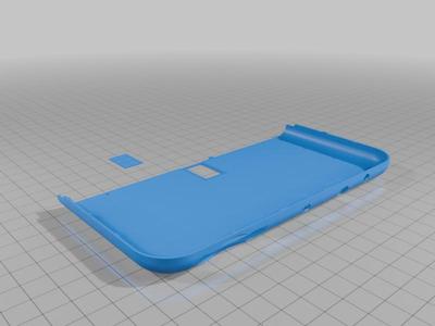 new 3ds XL battery cover with micheal sd door