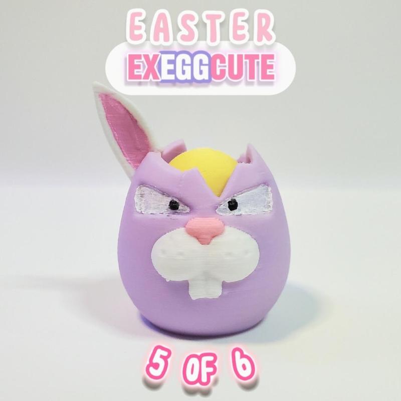 Easter Bunny Exeggcute [5 OF 6] Seasonal Pokemon Fan Art Holiday Decoration Set