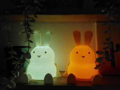 Cute Ester Bunny Tealight Lamp Buddy