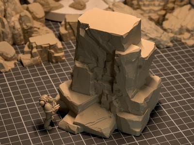 Miniature Terrain – Rock #10