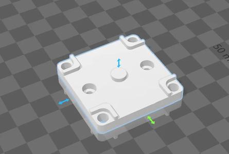 DIN Rail mount for the Dollatek Stepper Expansion Board – E3NG