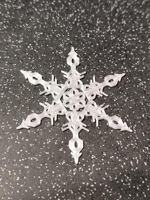 Snowflake 4. Wall decoration