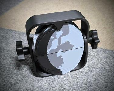 Remix of Simone Giertz’s Flip Moon Display (Fully 3D Printed)