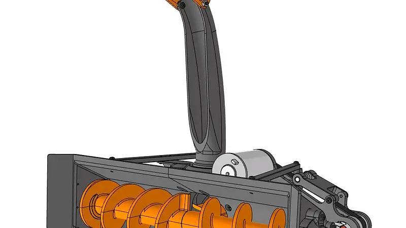 Snow blower for AN3DRC skid steer loaders