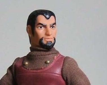 Mego Klingon figure head- Star Trek
