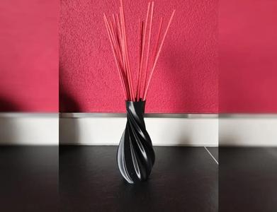 Twisted Silk Vase