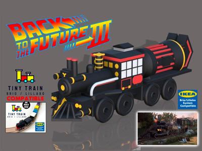 Back to the Future III Tiny Train 
