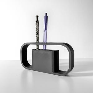 The Ilios Pen Holder | Desk Organizer and Pencil Cup Holder | Modern Office and Home Decor