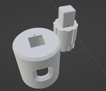 Mechanical push counter – remix – alignment fix