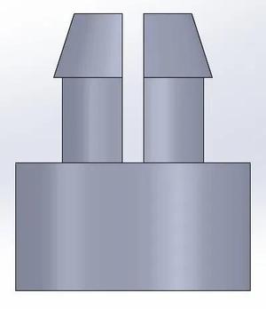 Split spacer for PCB (Espaciador partido para PCB)   