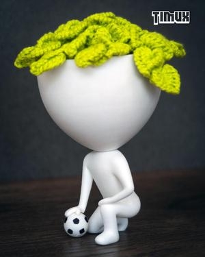 ROBERT PLANT SOCCER PLAYER – SQUATTING POSE