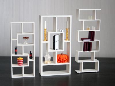 Mini Room Divider Cupboards for dollhouse, 1:12