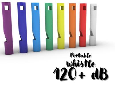 Ultra-Loud Portable Whistle – 123 dB