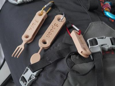 Foldable Travel Cutlery Set – Spoon, Fork & Knife