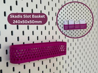 IKEA Skadis Slot Basket 240x50x50