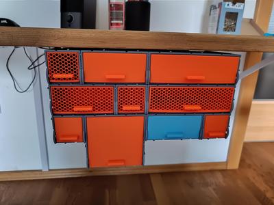 Rail 150 under Desk – Modular Storage Drawer