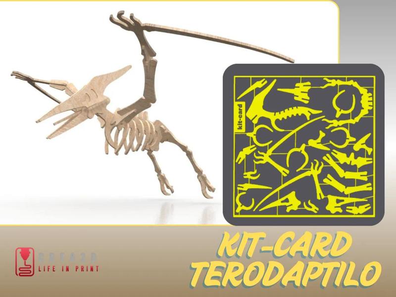 terodaptilo kit-card puzzle