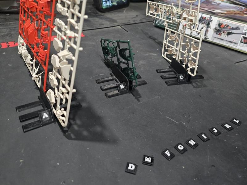 Gundam Model Kit Sprue stands