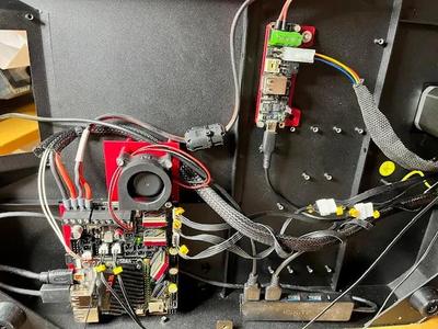 Mount Manta E3EZ for Creality Ender 7 and mount for BTT HDMI 5 V1_2 ender 7