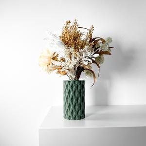 The Kymara Vase, Modern and Unique Home Decor for Dried and Preserved Flower Arrangement  | STL File
