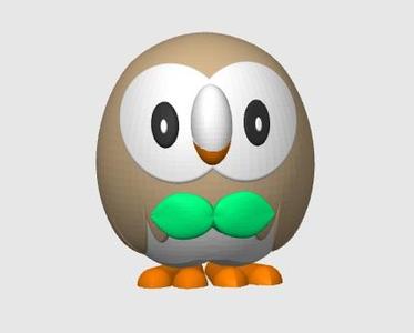 Rowlet – Pokemon – Multicolor