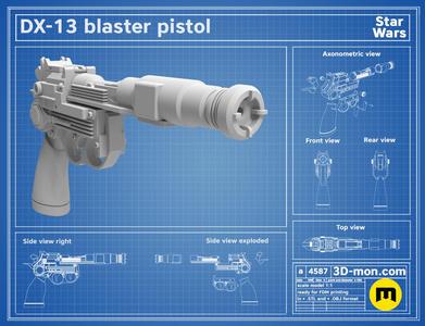 DX-13 Blaster Pistol