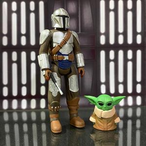 The mandalorian din djarin and grogu star wars vintage toy