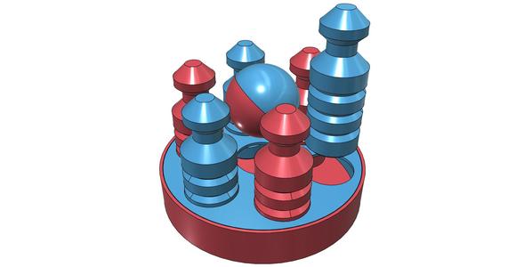 bowling set easy print without support