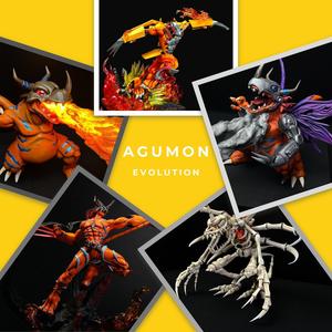 Agumon Evolution Line 3D Model Collection
