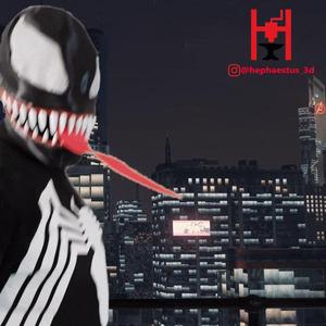 Venom articulated mask
