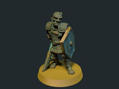 Hobgoblin spearman 28mm (No supports needed)
