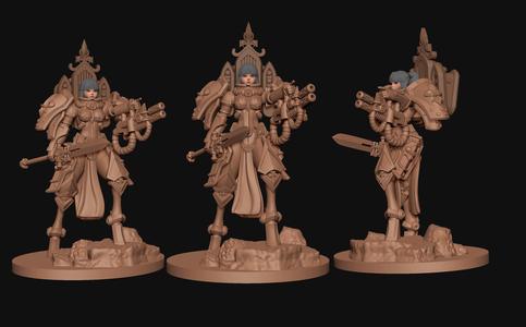 Space nun paragon warsuit