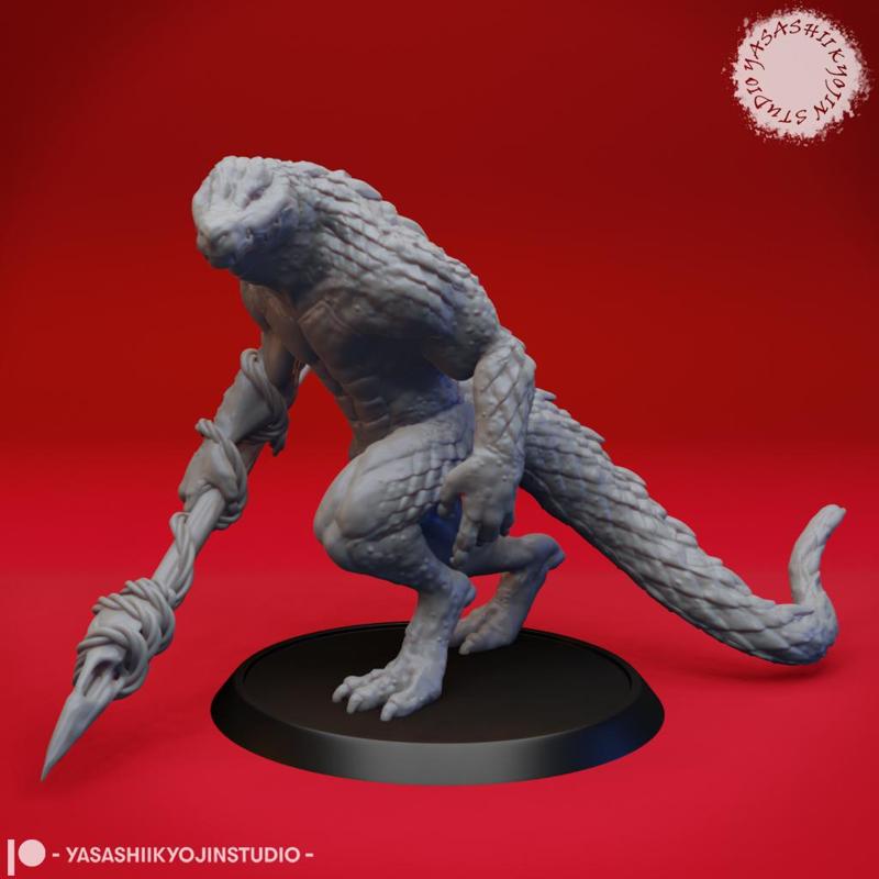 Lizardfolk – Tabletop Miniature