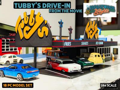Tubby’s Drive-In Model Set – 1:64 Scale