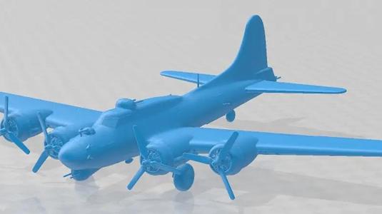 Boeing B 17 Super Fortress Bomber Printable Airplane