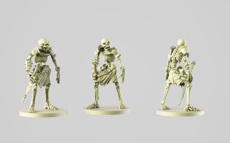 Skeleton miniatures