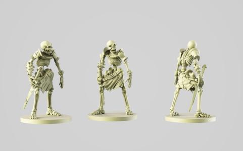 Skeleton miniatures