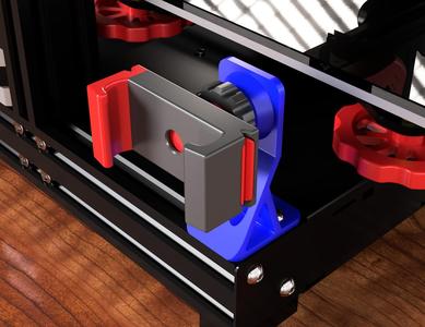 Phone holder with bracket for 3D printer
