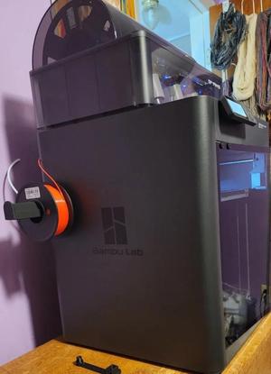 Side Spool Holder for X1C / P1S (No supports!)