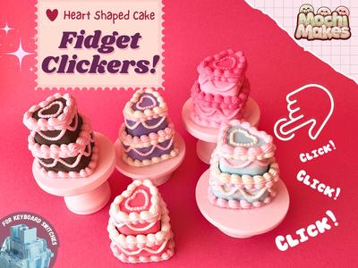 Heart Cake Fidget Clicker!
