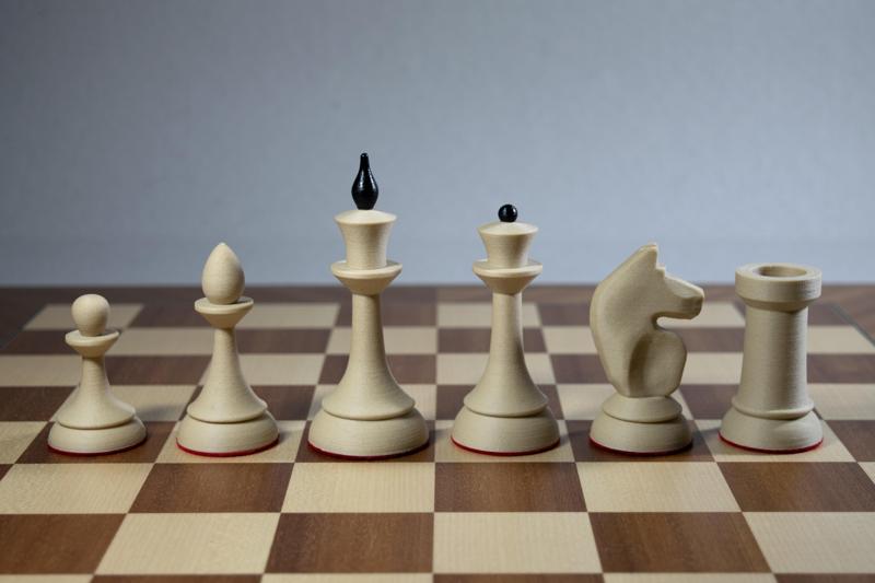 Latvian Chess Pieces