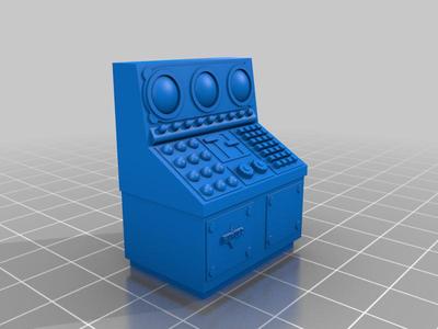 Computer Console scifi scatter terrain pulp