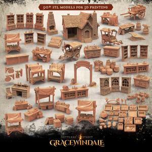 Gracewindale – Market 3D Model Collection