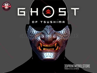 Japanese Oni Samurai Ghost Mask – Ghost of Tsushima Helmet