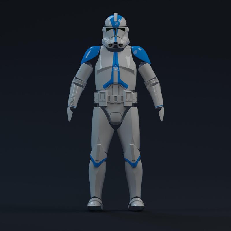Phase 2 Clone Trooper Armor Live Action One-Twelfth Scale