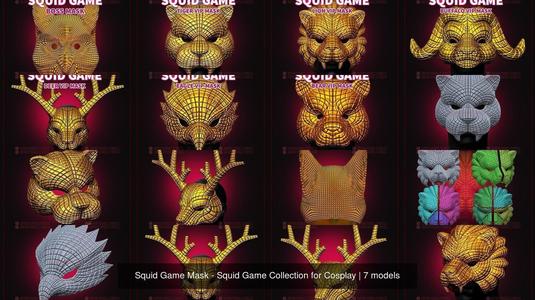 Squid Game Mask – Squid Game Collection for Cosplay